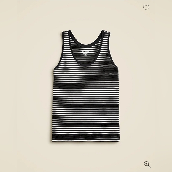 NWT J. Crew Pima cotton scoopneck tank top, size XS - Picture 4 of 8